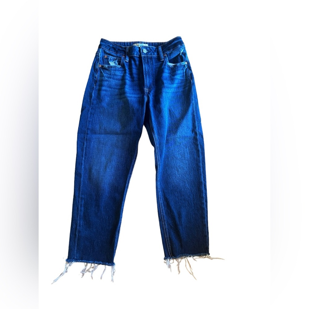 Goldie Blues Maurice’s Cheeky Taper Frayed Ankle High Rise Original Fit 6 Short